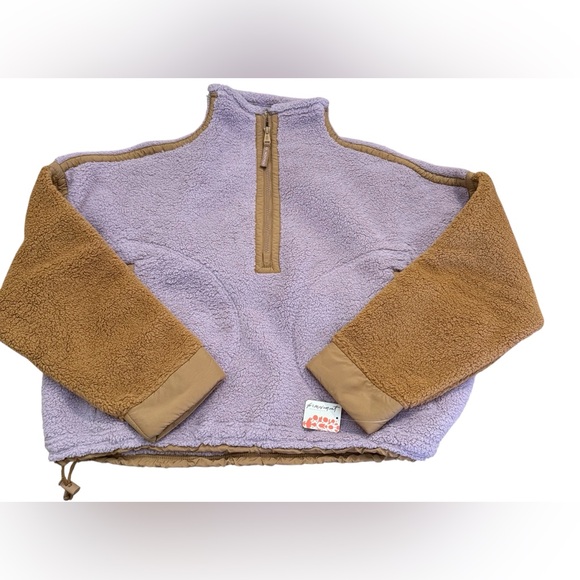 NWT 🏷️ Free People Movement Mountain High
Logo Half Zip Fleece - Picture 3 of 14